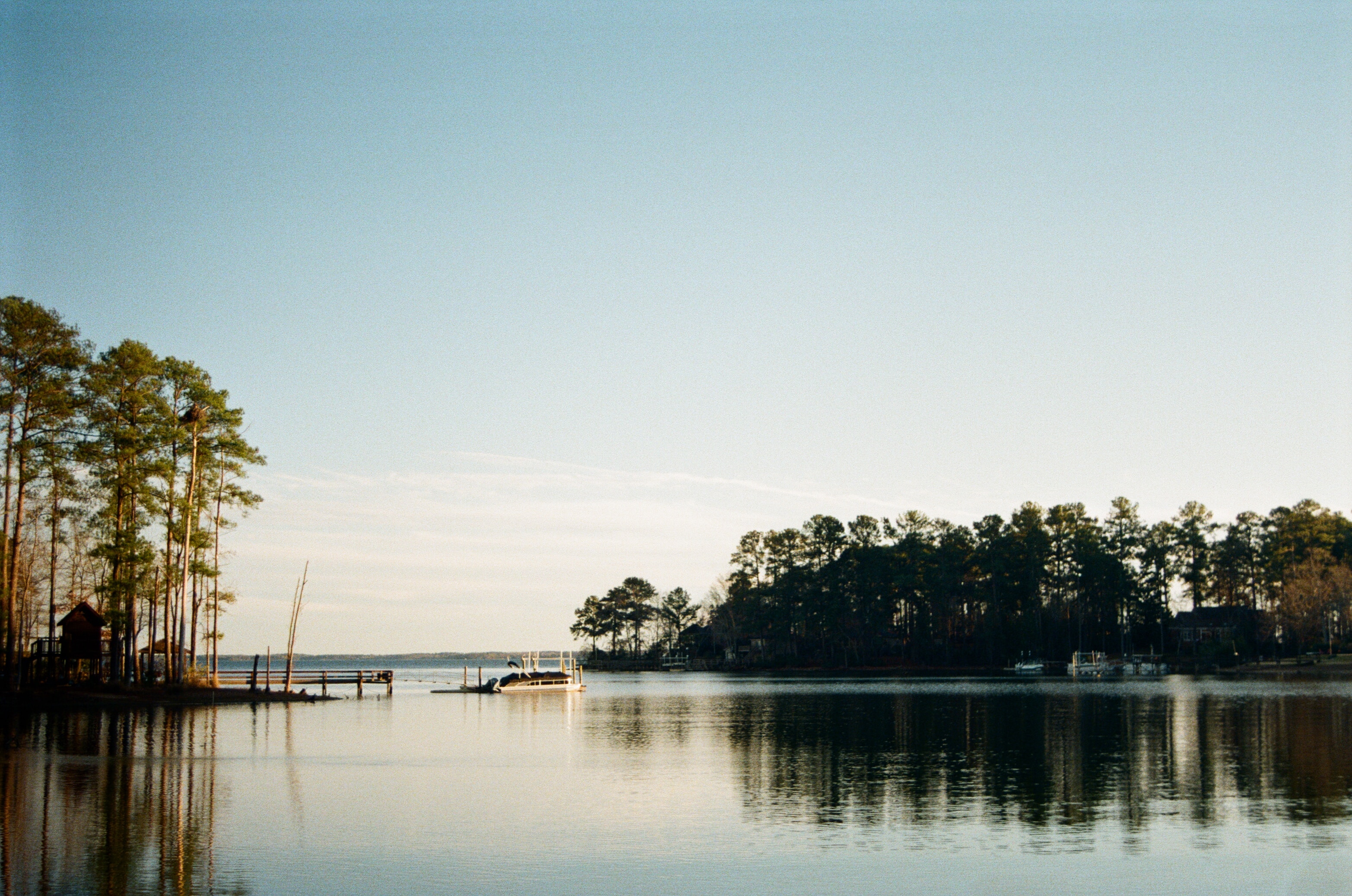lake and mountains